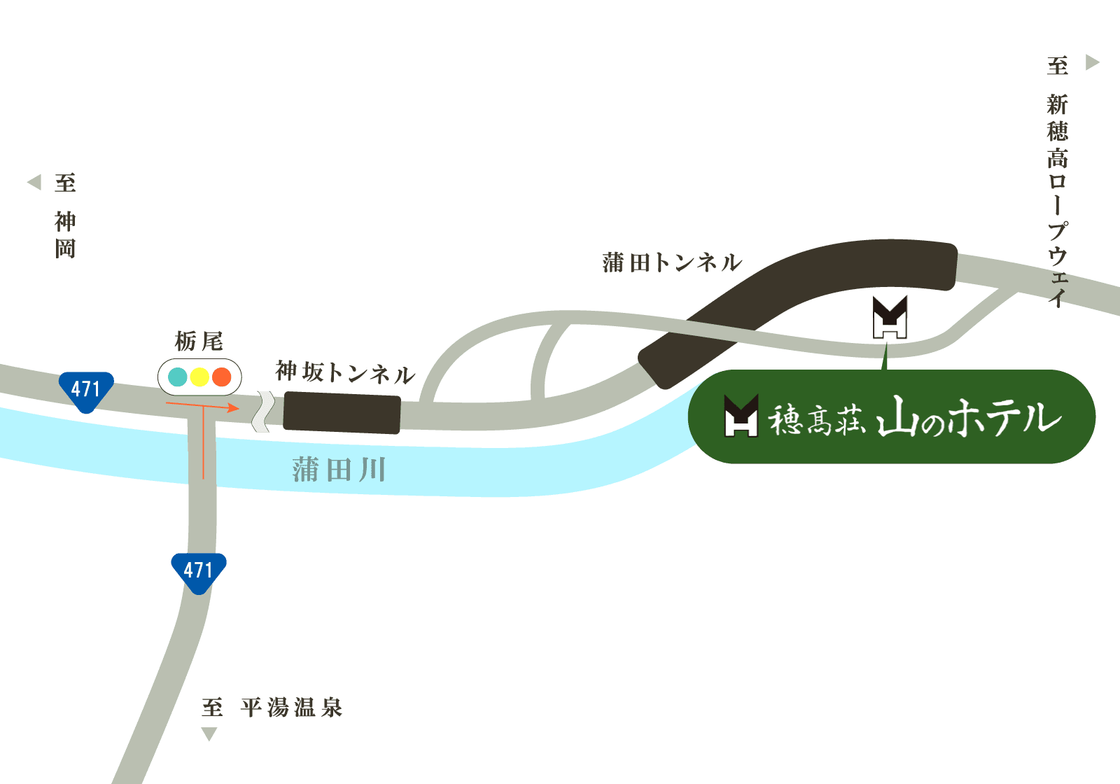 お車でお越しの方　周辺地図