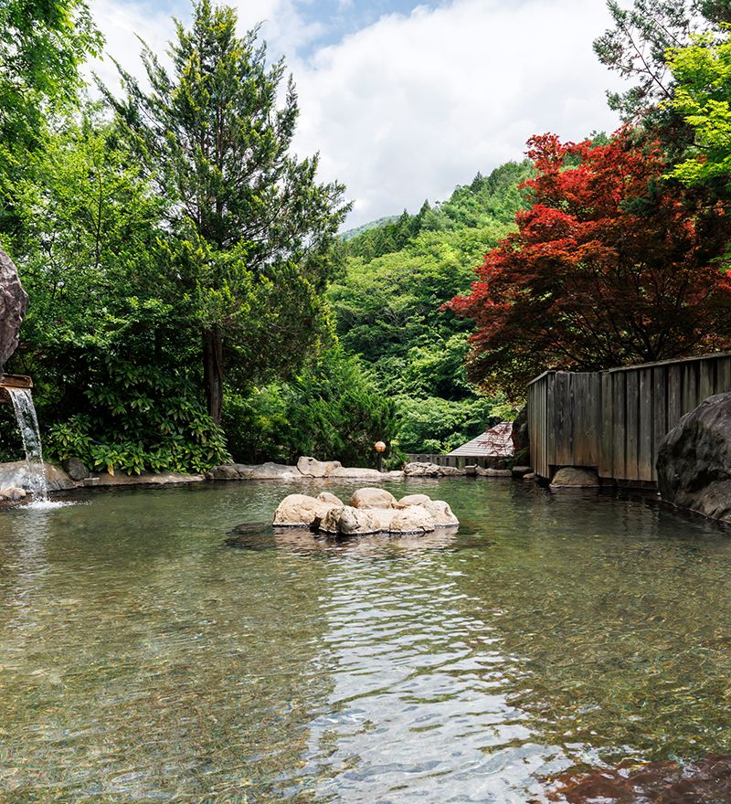 Morning hot spring2