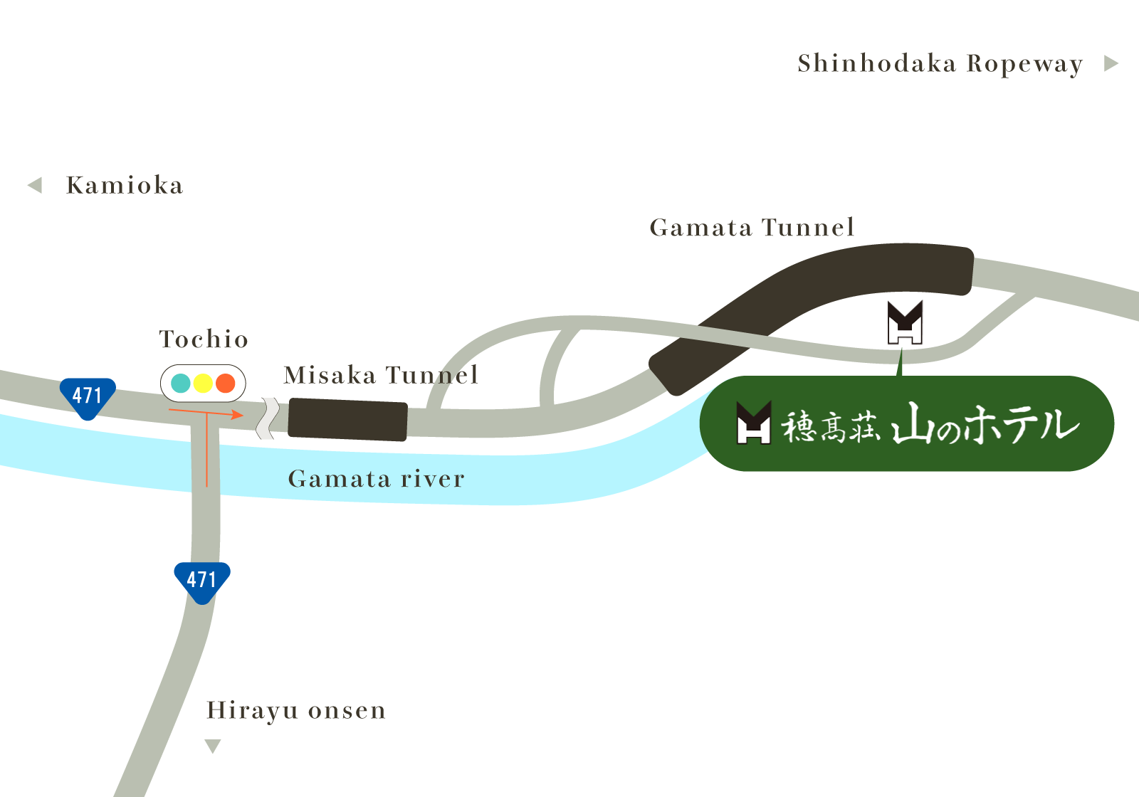 For those arriving by car: Area map