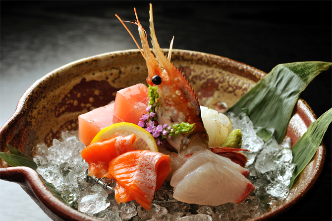Fresh ingredients delivered directly from the Sea of Japan. 