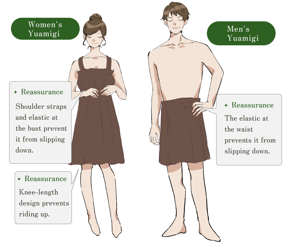 湯浴衣（女性・男性）